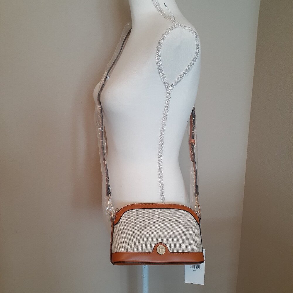 Jessica Moore Canvas Crossbody Bag NWT